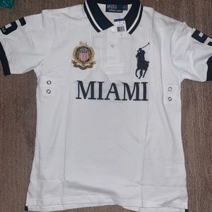 Polo Ralph Lauren white Miami Polo shirt